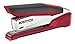 Bostitch Office InPower Spring-Powered Premium Desktop Stapler - One Finger, No Effort, Red/Silver (1117)