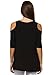 Cold Shoulder Tops for Women Open Shoulder Tunic Tops for Leggings Made in USA