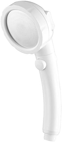 YOLOPLUS High Pressure ABS Shower Head White Mist/Rainfall/SPA Mode Water Saving Pause Button Eco-friendly Detachable Cleanable Water-proof Stainless Steel Anti-bacteria