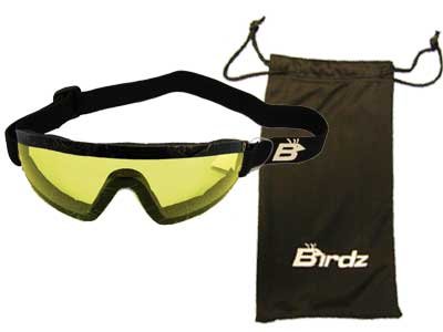 Birdz Eyewear Wing Goggles w/Yellow Lenses