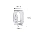 Command Mini Hooks Value Pack, Clear, 18-Hooks (17006CLR-18ES), Organize Damage-Free