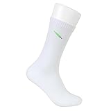 Zulle Men's 4 Pack Bamboo Crew Dress Socks-Moisture Wicking,Deodorant,Ultra Soft (white)