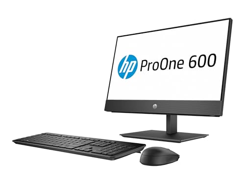 HP ProOne 600 G4 Tout-en-Un Ordinateur de Bureau 21,5" FHD, Intel Core i3-8100T, 16 Go de RAM, SSD…