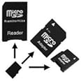 SANOXY MCSD-MSDuo/miniSD/SD: MicroSD Adapter Set (SD, miniSD, Memory Stick Pro Duo)