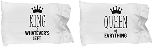 初売り カップル向け枕カバー キングクイーン 面白いナイトウェア 彼と彼女の枕カバー
