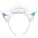 Pokémon Alolan Vulpix Plush Headband - Alolan Vulpix Ears for Dress Up, Halloween and More - One Size Fits All