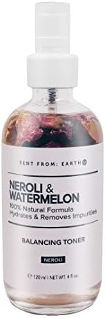 [Sent From Earth] True Natural Plant-Based Neroli Watermelon Balancing Toner, Remove Impurities & Balances pH 120ml.