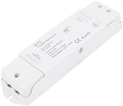 LED Signal Amplifier Power Repeater Data Extender PWM Constant Voltage 3 Channel 6A/CH DC12-36V for RGB WW/CW Single Color LED Strip LED Module(RGB Amplifier)