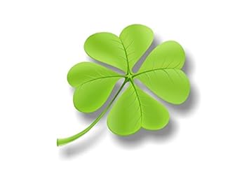 5 Lucky 4 Four Leaf Clover Irish Shamrock Symbol Decal Car Auto Vinyl Sticker