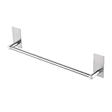KES Bathroom Lavatory 3M Self Adhesive Single Towel Bar 15.7-Inch, Brushed Stainless Steel, A7000S40-2
