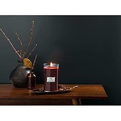 WoodWick Large Hourglass Candle, Smoked Walnut
