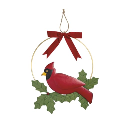 Mud Pie Christmas Cardinal Door Hanger