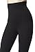 TLC Sport UK Women's Figure Firming Tummy Control Sculpting Compression High Waist Yoga Bootcut Bootleg Pants Black