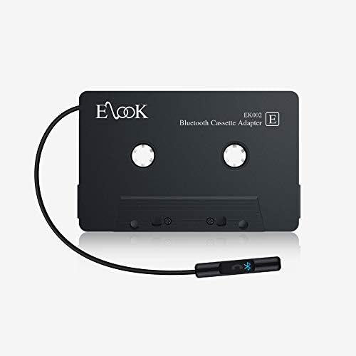 Car Cassette Audio Receiver, Bluetooth Cassette Tape Adapter with Calling Function, Black