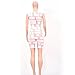 Start 2016 Women Sexy Sleeveless Bandage Transparent Club Party Cocktail Mini Dress (US=10, White)