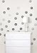 Wall Pops WPD1593 SSilver Confetti Dots, Metallic