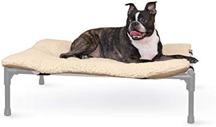 K&H Pet Products Original Pet Cot Microfleece Pad for Elevated Dog Beds (Cot Sold Separately)