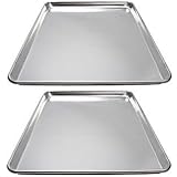 Winware 2-Piece Sheet Pan, 16 x 22-Inch, Aluminum