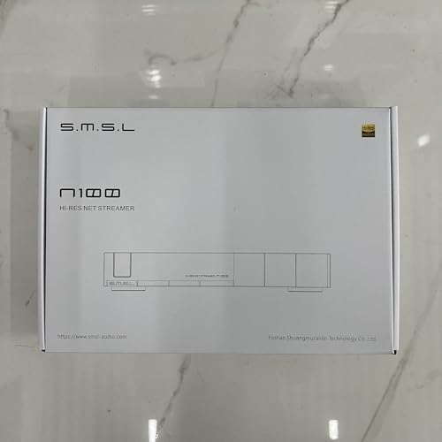 SMSL N100 Hi Res Streaming Player|USB 3.0/2.0×3+LAN/WiFi Multi Interface|MQA Decoding|Supports Tidal/QOBUZ/AirPlay/DLNA/ROON|Can be Directly Connected to CD Drive/Hard Drive