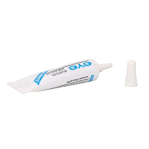 Lash Adhesive, Kemilove 7ml Glue for False Eyelashes Fake Eyelash Glue Adhesive (3Pcs, Blue)