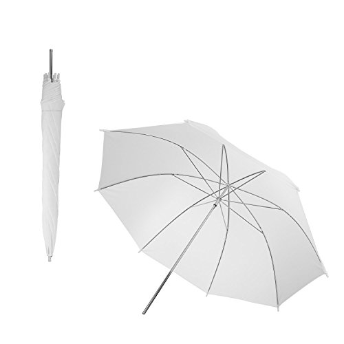 WAAO Professional 33"/84cm White Translucent Reflector Umbrella for Photography Studio Light Flash