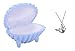 Fineder 1 Pack Mermaid Mood Necklace Color Change Pendant Jewelry for little Girls with Blue Shell Necklace Gift Box
