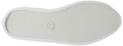 Leo Women's Imported Gym Pump Dance Shoe, White, 42 Medium EU (9 US)