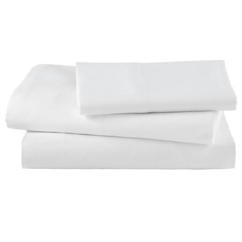 Linteum Textile (12-Pack, 66x104 in, White) Twin Flat Sheets, 180 Thread Count