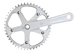Origin8 Track/SS Crankset, 165mm x 46mm, White