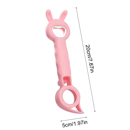 New 4 in 1 Bottle Opener, Multifunction 4 in 1 Bottle Jar Can Beer Opener,Multi Kitchen Tool for Jelly Jars, Wine, Beer and other, Bottle Opener for Seniors and Arthritic Hands…