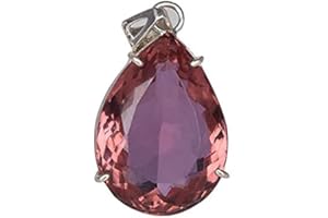 GEMHUB Gemstone For Necklace 24.00-143.50 Carat. Alexandrite | Aquamarine | Topaz | Citrine Gems Sterling Silver Pendant Jewelry Women