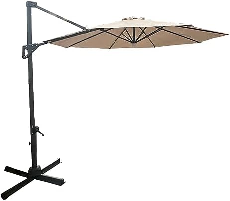 commercial wind resistant cantilever patio umbrella Santa Ana Aluminum Side Wind Umbrella