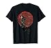Samurai T-Shirt Japanese Retro Art Print T-Shirt Bushido Tee