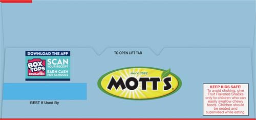 MOTT’S FRUIT FLAVORED SNACKS, BERRY, GLUTEN FREE SNACK, FAMILY PACK, 40 CT, 32 OZ