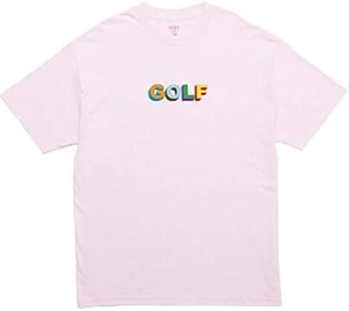 Summer Golf Wang for Men/Women T-Shirt Pink Short-Sleeves
