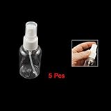 5 Pcs Empty Clear White Plastic Spray Bottle Pump 50ML