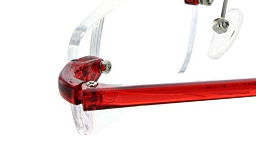 Reading Glasses 1.75 | 6 Pack Flexible Rimless Readers with Case for Men and Women [6 Pack, 1.75] - Thumbnail 3