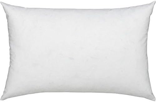 ComfyDown 95% Feather 5% Down, 12 X 26 Rectangle Decorative Pillow Insert, Sham Stuffer - MADE IN USA