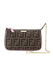 Fendi Women Fendi Woman's Brown Zucca Handbag Clutch
