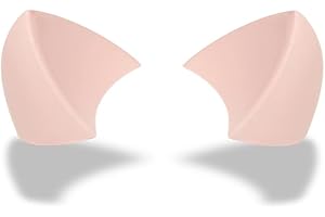 Helmet Flair Softeez Cat Ears for Helmet | Made in USA | Foam Kitty Ear Helmet Accessory for Bike Helmet, Ski Helmet & Airsoft Helmet | Peel & Stick | Pair (Helmet Not Included)