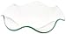 StealStreet MG Wavy Replacement Glass Dish for Electric Oil Aromatherapy Burner