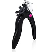 AORAEM Nail Clipper,Black Adjustable Nail Tip Cutter False Nail Cutter Clip Tool Artificial Nails...