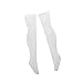Jili Online Pair of 1/6 Long Socks Stockings for 12inch Phicen Kumik CY CG Female White