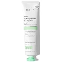 Boka Fluoride Free Toothpaste, Nano Hydroxyapatite Toothpaste, Appropriate for Sensitive Teeth - for Adult, Kids Oral Care - Ela Mint Flavor, 4 Fl Oz 1Pk US Manufactured