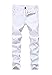 OBT Boy's Slim Stretch Skinny Fit Ripped Destroyed Distressed Fashion Denim Jeans with Holes