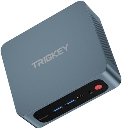 TRIGKEY Mini PC Mit AMD Ryzen 5 5500U – 16 GB RAM, 500 GB SSD, Win 11, Wi-Fi 6