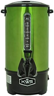 KWS WB-10 9.7L/41Cups Commercial Heat Insulated Water Boiler and Warmer Stainless Steel (Green)