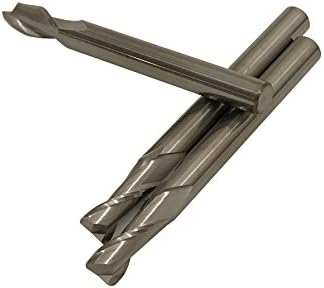 NEW G Zero Industrial - Shatter Resistant CNC Bull Nose End Mill Set, 3 Pack, 1/4" diameter, 2 flute, 3/4" LOC, 2-1/2" OAL