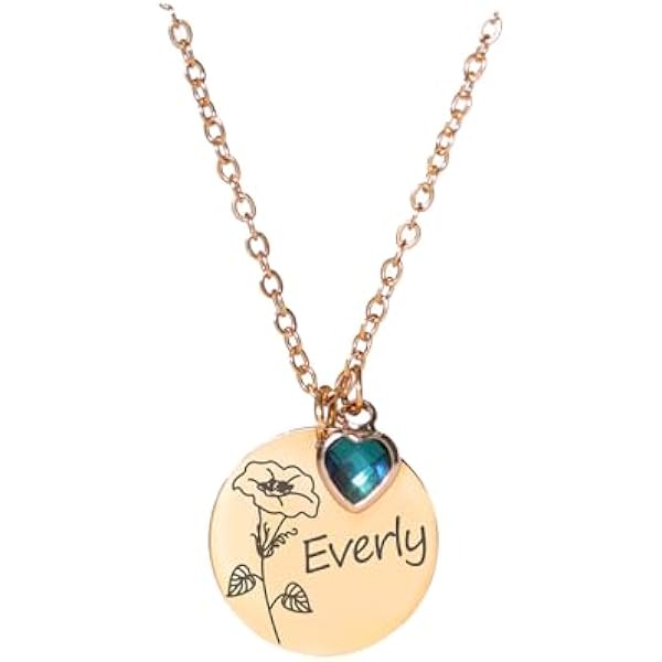 Birthstone Jewelry Necklace For Mother