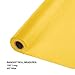 Creative Converting Touch of Color Banquet Roll Plastic Table Cover, 100-Feet, School Bus Yellow -